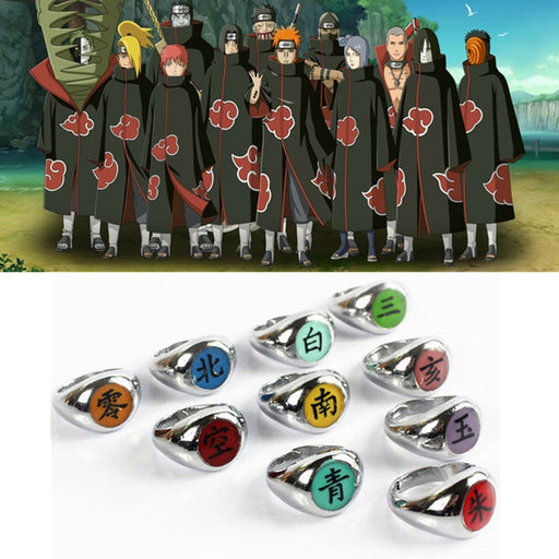 Naruto Akatsuki cosplay Rings